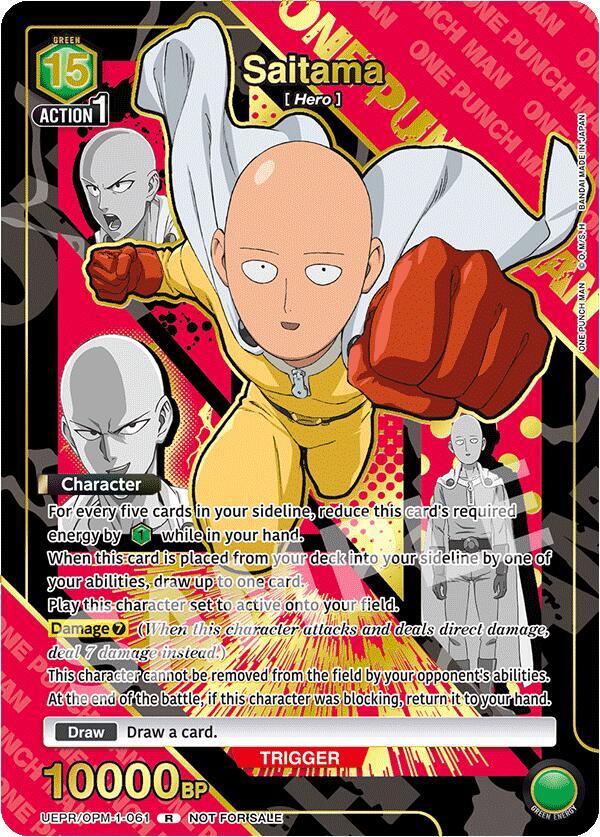 Saitama (061) (Gold) (UEPR/OPM-1-061) [Union Arena Promotion Cards]