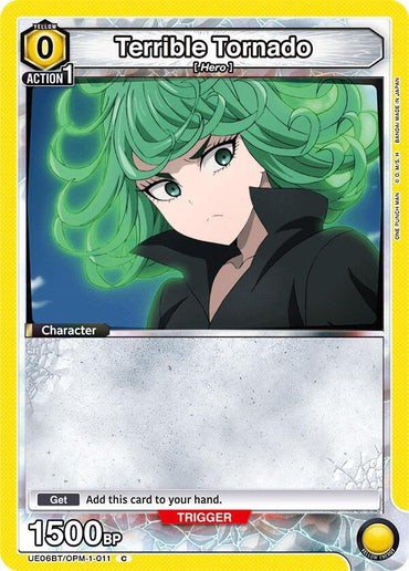 Terrible Tornado (011) (Box Topper Foil) (UE06BT/OPM-1-011) [UE06BT: One Punch Man]