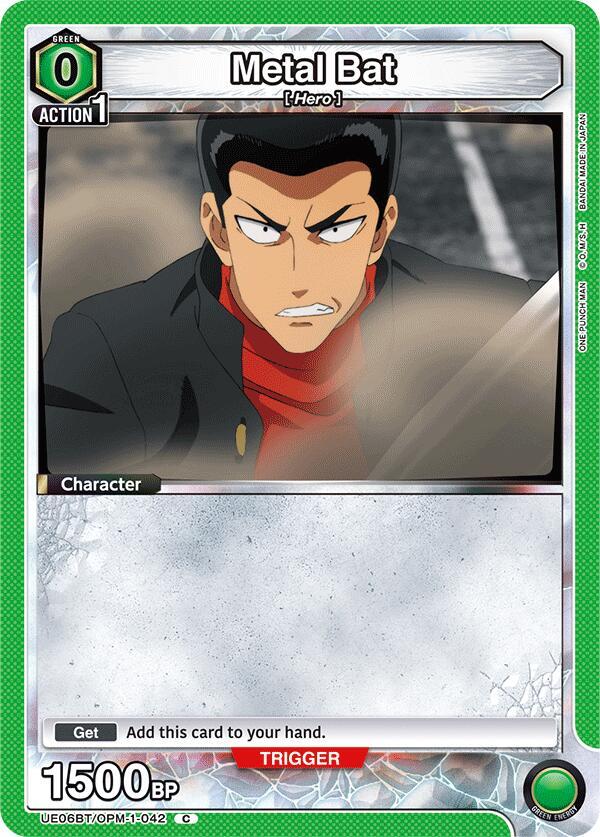 Metal Bat (042) (Box Topper Foil) (UE06BT/OPM-1-042) [UE06BT: One Punch Man]