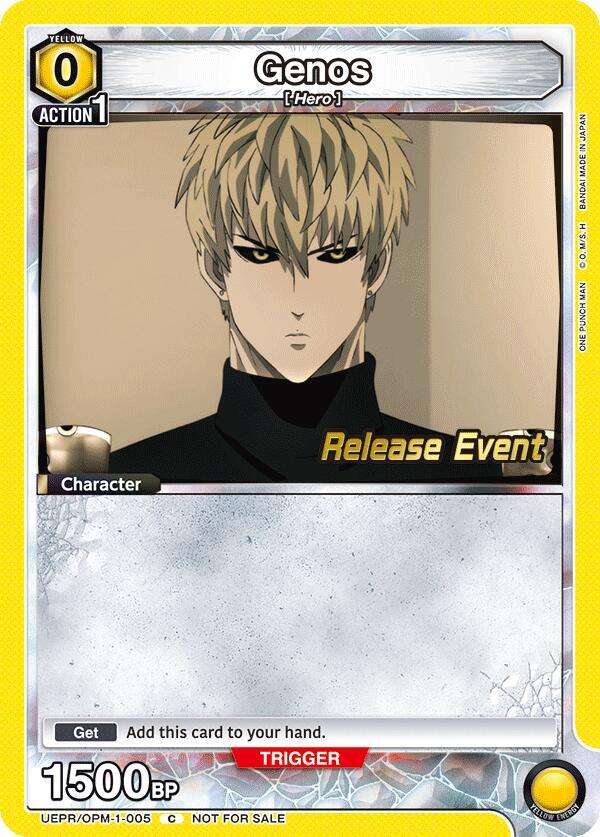 Genos (005) (UEPR/OPM-1-005) [UE06BT: One Punch Man Release Event Cards]