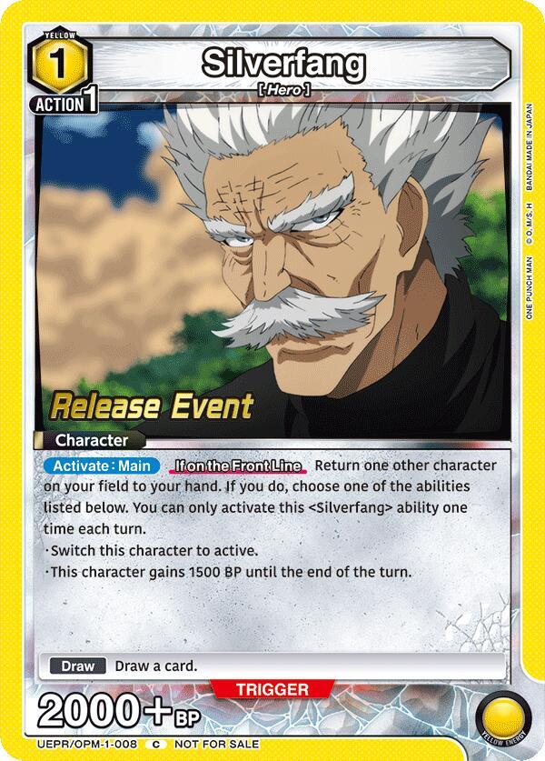 Silverfang (008) (UEPR/OPM-1-008) [UE06BT: One Punch Man Release Event Cards]