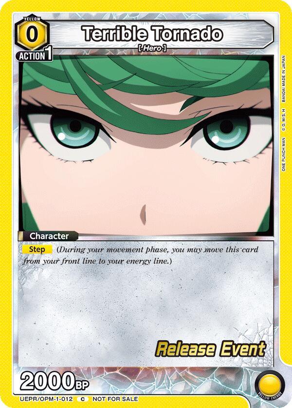 Terrible Tornado (012) (UEPR/OPM-1-012) [UE06BT: One Punch Man Release Event Cards]