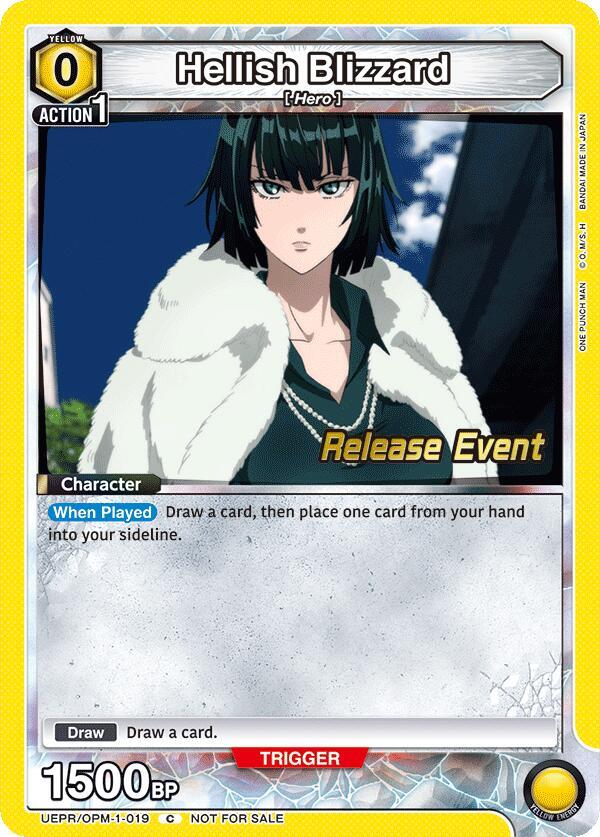 Hellish Blizzard (019) (UEPR/OPM-1-019) [UE06BT: One Punch Man Release Event Cards]