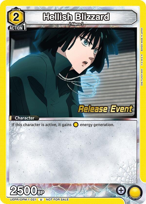 Hellish Blizzard (021) (UEPR/OPM-1-021) [UE06BT: One Punch Man Release Event Cards]