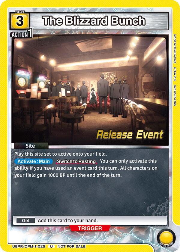 The Blizzard Bunch (UEPR/OPM-1-025) [UE06BT: One Punch Man Release Event Cards]