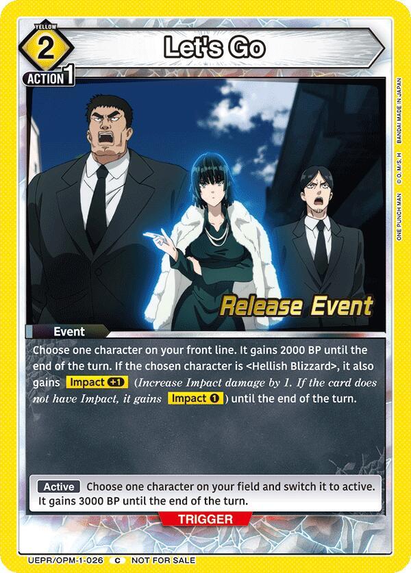 Let's Go (UEPR/OPM-1-026) [UE06BT: One Punch Man Release Event Cards]