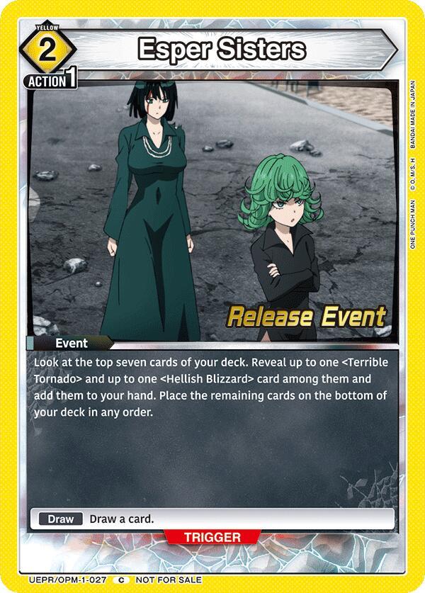 Esper Sisters (UEPR/OPM-1-027) [UE06BT: One Punch Man Release Event Cards]
