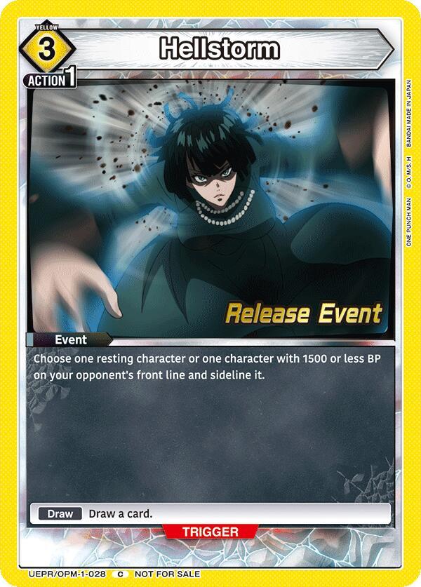 Hellstorm (UEPR/OPM-1-028) [UE06BT: One Punch Man Release Event Cards]