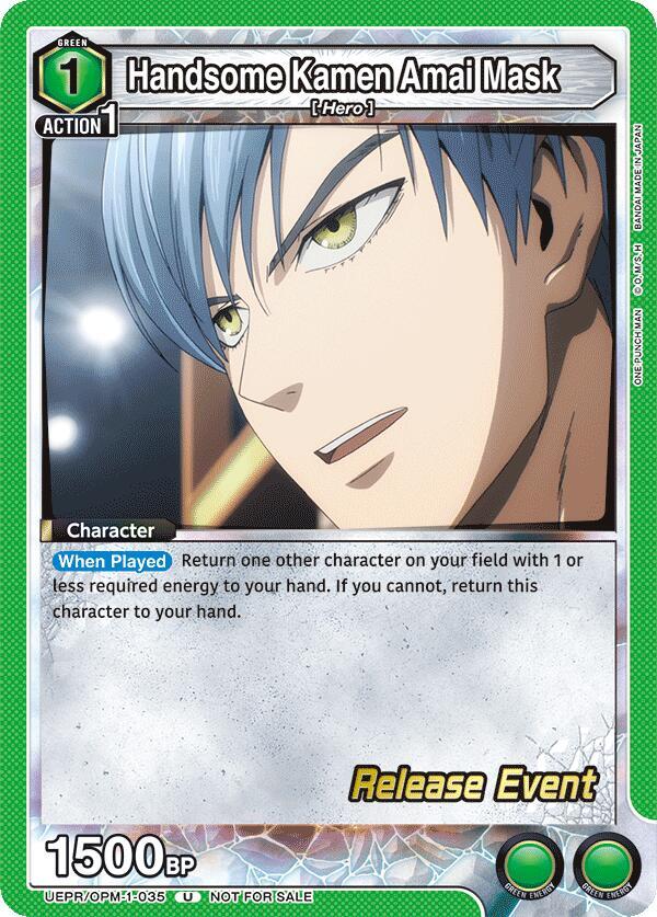 Handsome Kamen Amai Mask (UEPR/OPM-1-035) [UE06BT: One Punch Man Release Event Cards]