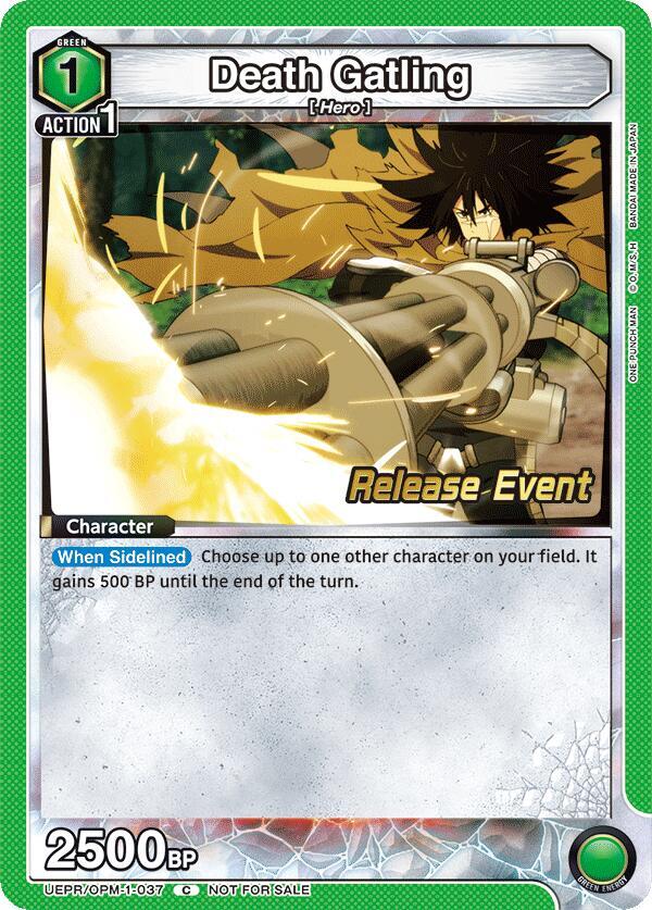 Death Gatling (UEPR/OPM-1-037) [UE06BT: One Punch Man Release Event Cards]