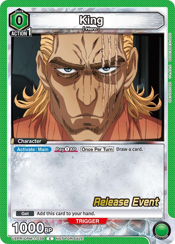 King (039) (UEPR/OPM-1-039) [UE06BT: One Punch Man Release Event Cards]