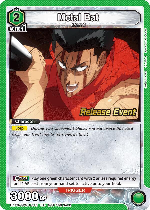 Metal Bat (043) (UEPR/OPM-1-043) [UE06BT: One Punch Man Release Event Cards]