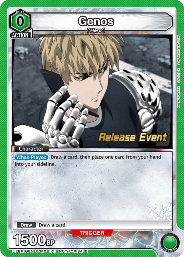 Genos (046) (UEPR/OPM-1-046) [UE06BT: One Punch Man Release Event Cards]