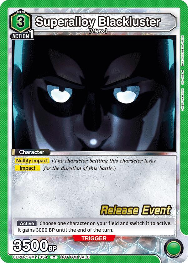 Superalloy Blackluster (UEPR/OPM-1-054) [UE06BT: One Punch Man Release Event Cards]