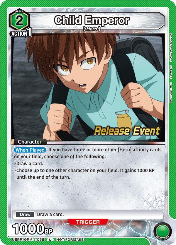 Child Emperor (UEPR/OPM-1-055) [UE06BT: One Punch Man Release Event Cards]
