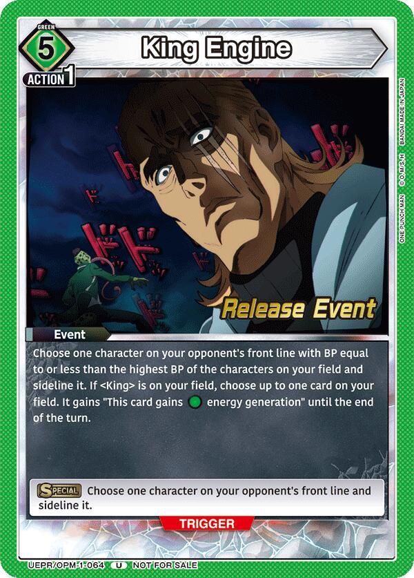 King Engine (UEPR/OPM-1-064) [UE06BT: One Punch Man Release Event Cards]