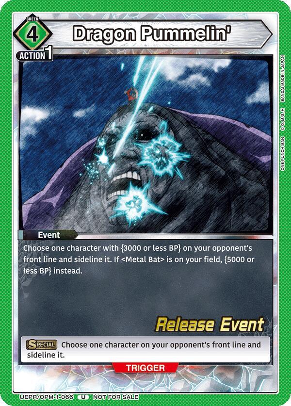 Dragon Pummelin' (UEPR/OPM-1-066) [UE06BT: One Punch Man Release Event Cards]