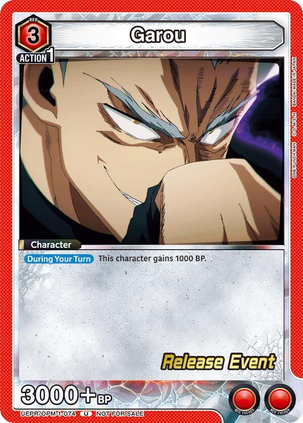 Garou (074) (UEPR/OPM-1-074) [UE06BT: One Punch Man Release Event Cards]