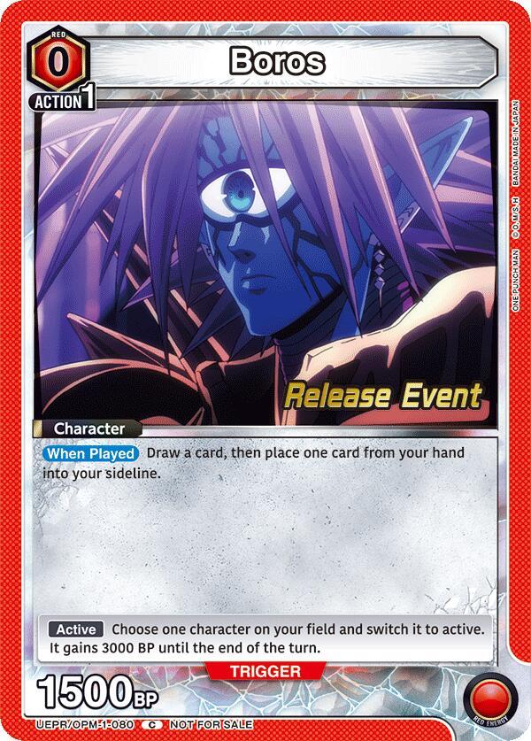 Boros (080) (UEPR/OPM-1-080) [UE06BT: One Punch Man Release Event Cards]