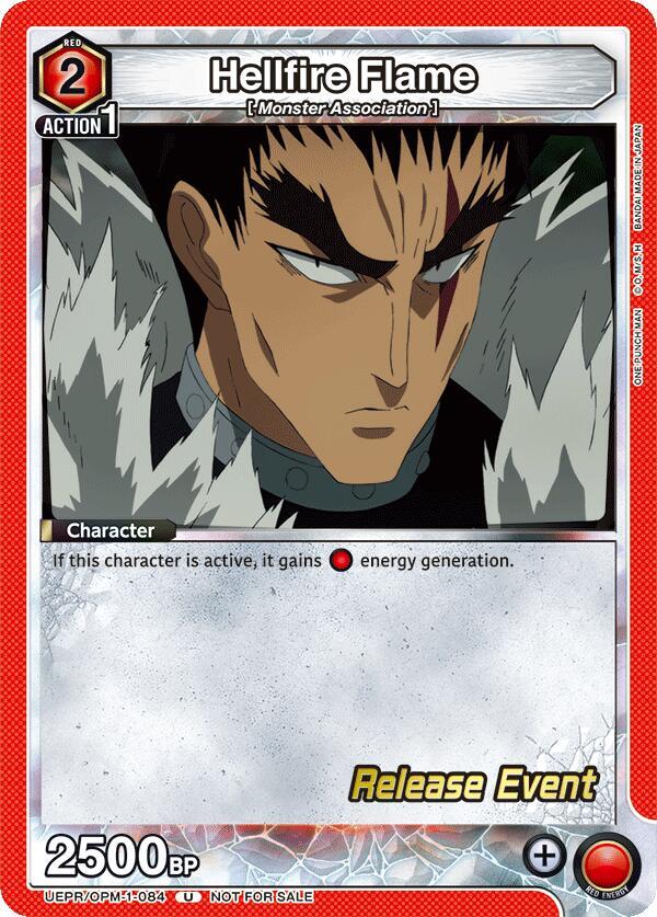 Hellfire Flame (UEPR/OPM-1-084) [UE06BT: One Punch Man Release Event Cards]
