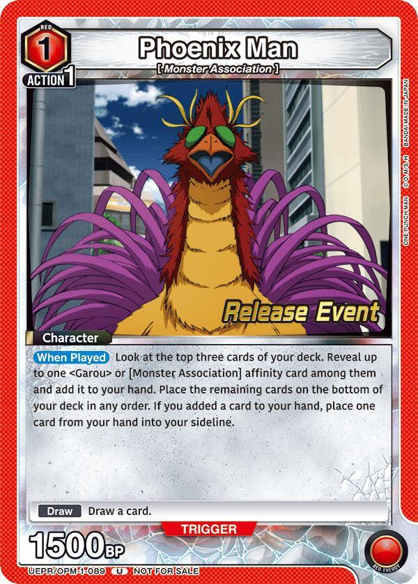 Phoenix Man (UEPR/OPM-1-089) [UE06BT: One Punch Man Release Event Cards]