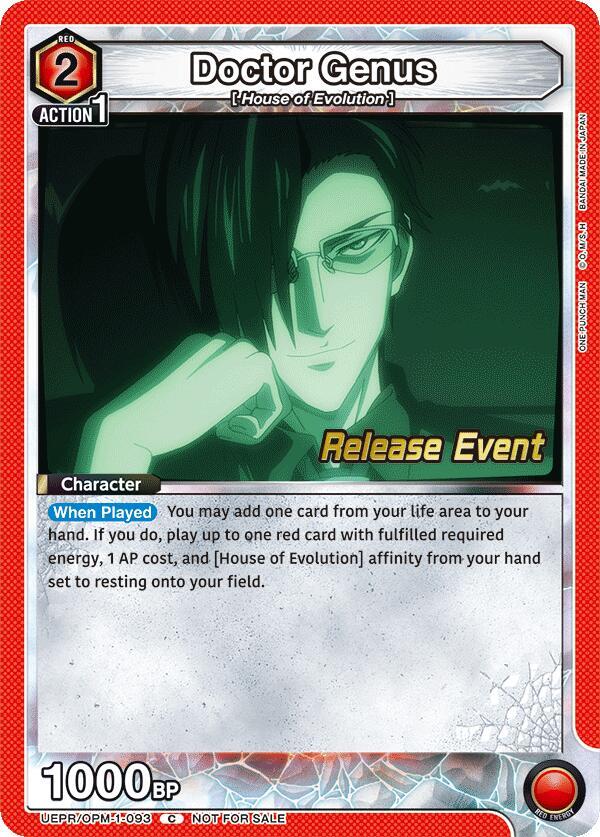 Doctor Genus (UEPR/OPM-1-093) [UE06BT: One Punch Man Release Event Cards]