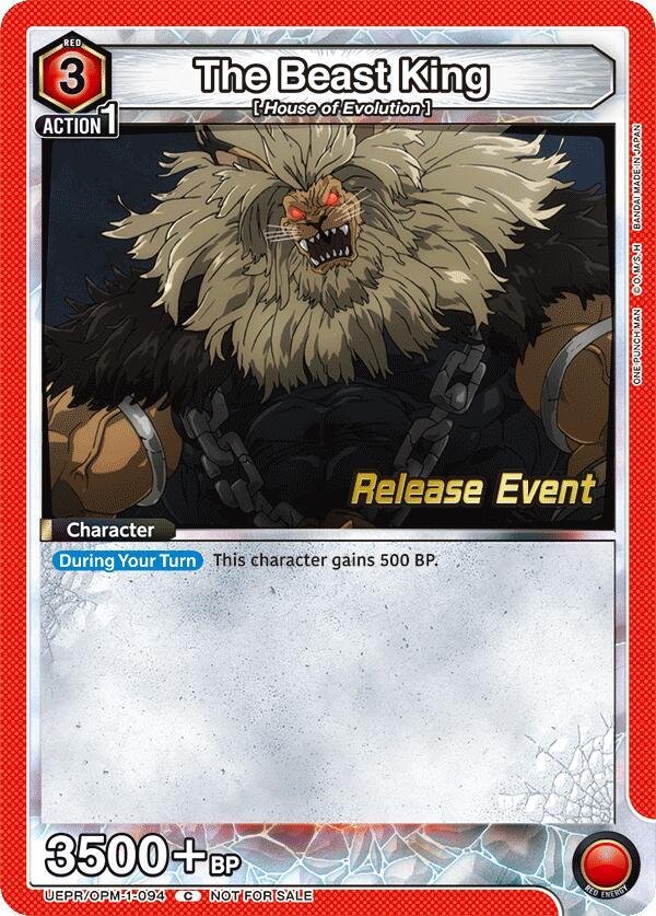 The Beast King (UEPR/OPM-1-094) [UE06BT: One Punch Man Release Event Cards]