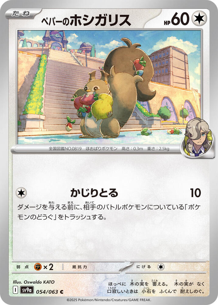 Arven's Skwovet (054/063) [SV9a: Hot Wind Arena] (Japanese)