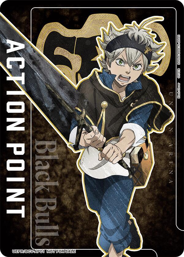 Action Point Card (AP01) (Black Clover) (UEPR/BCV-AP01) [Union Arena Promotion Cards]