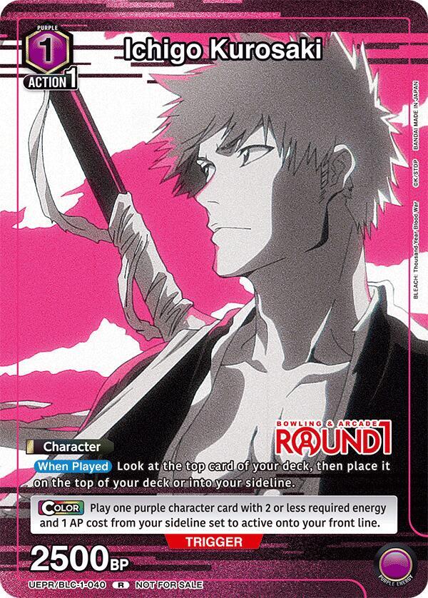 Ichigo Kurosaki (Round1 Bowling & Arcade) (UEPR/BLC-1-040) [Union Arena Promotion Cards]