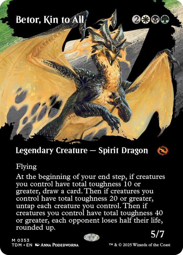Betor, Kin to All (Borderless) [Tarkir: Dragonstorm]