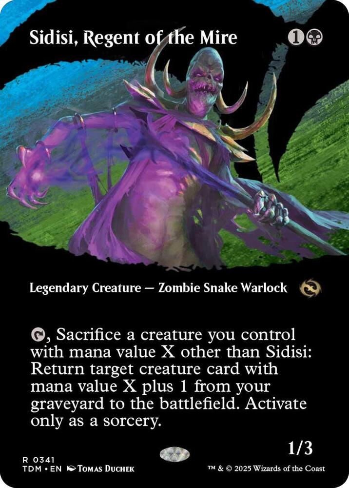Sidisi, Regent of the Mire (Borderless) [Tarkir: Dragonstorm]