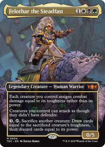 Felothar the Steadfast (Borderless) [Tarkir: Dragonstorm Commander]