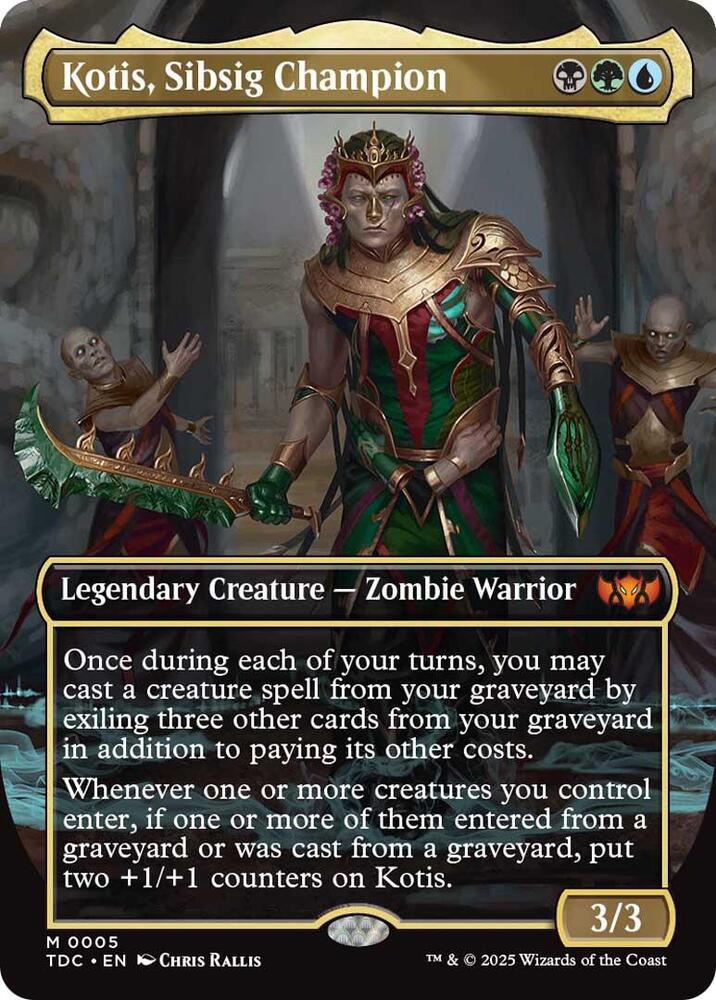 Kotis, Sibsig Champion (Borderless) [Tarkir: Dragonstorm Commander]