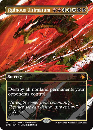 Ruinous Ultimatum (Borderless) [Tarkir: Dragonstorm Special Guests]