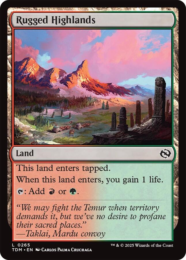 Rugged Highlands [Tarkir: Dragonstorm]