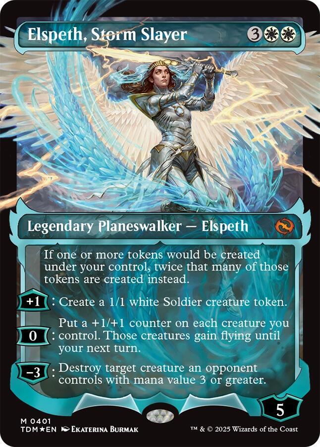 Elspeth, Storm Slayer (Showcase) [Tarkir: Dragonstorm]