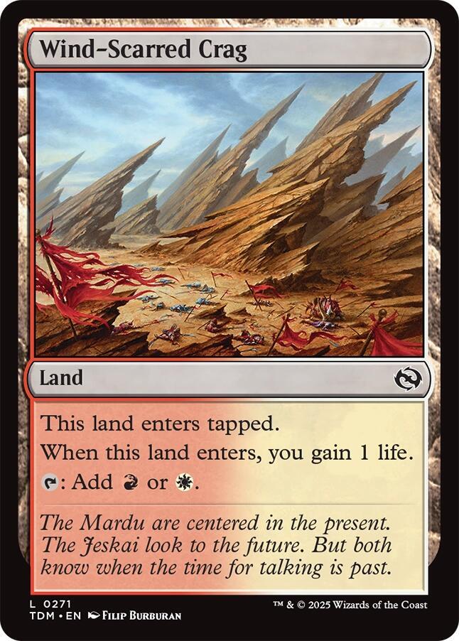 Wind-Scarred Crag [Tarkir: Dragonstorm]