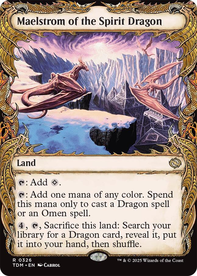 Maelstrom of the Spirit Dragon (Showcase) [Tarkir: Dragonstorm]