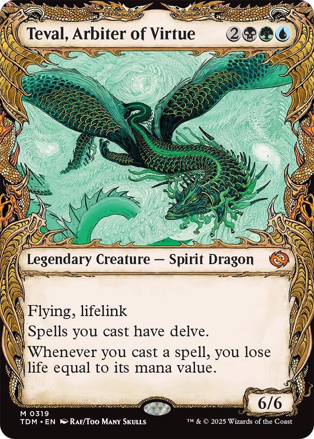 Teval, Arbiter of Virtue (Showcase) [Tarkir: Dragonstorm]
