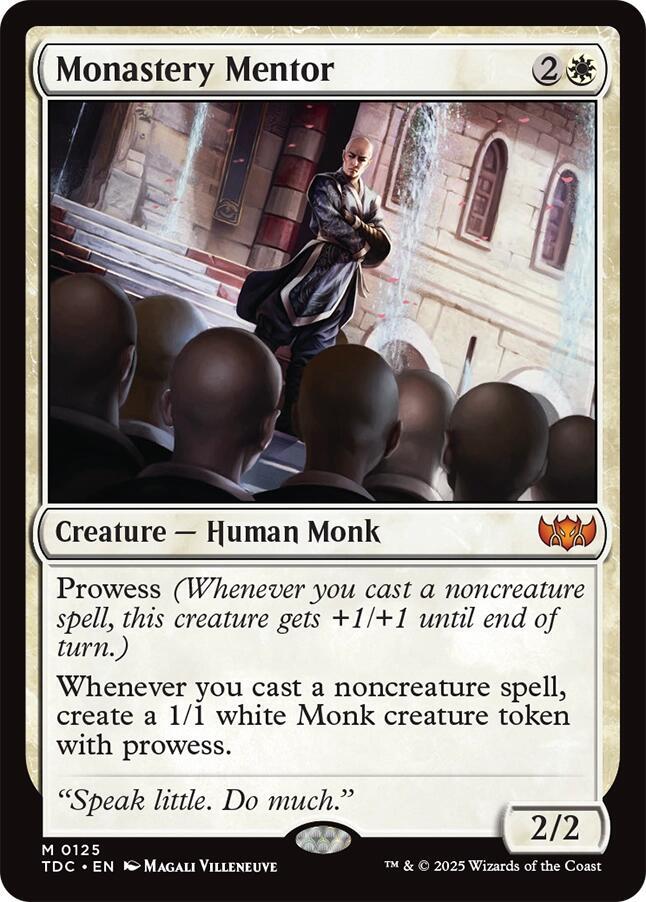 Monastery Mentor [Tarkir: Dragonstorm Commander]