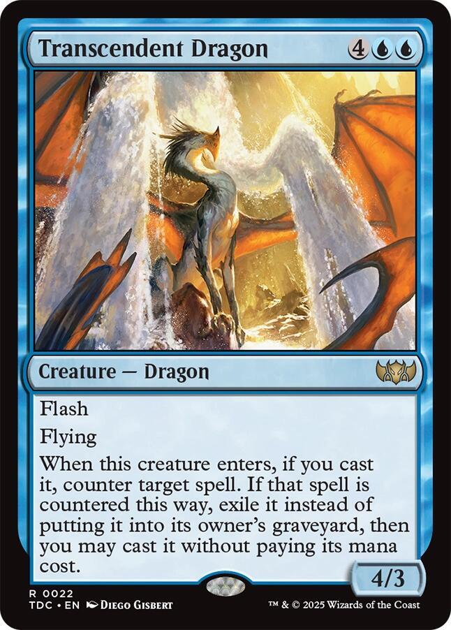 Transcendent Dragon [Tarkir: Dragonstorm Commander]