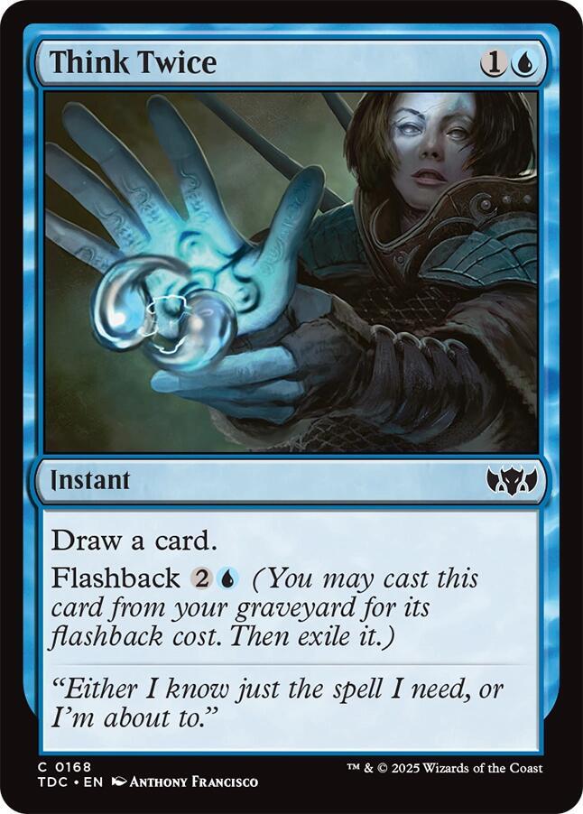 Think Twice [Tarkir: Dragonstorm Commander]