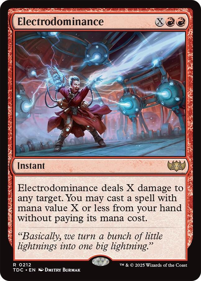 Electrodominance [Tarkir: Dragonstorm Commander]