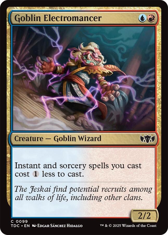 Goblin Electromancer [Tarkir: Dragonstorm Commander]