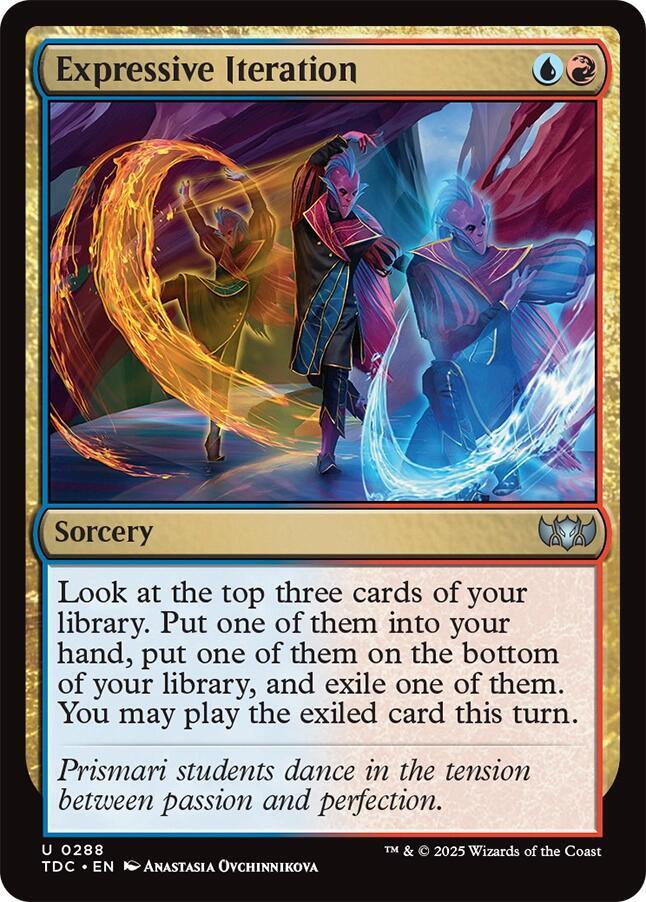 Expressive Iteration [Tarkir: Dragonstorm Commander]