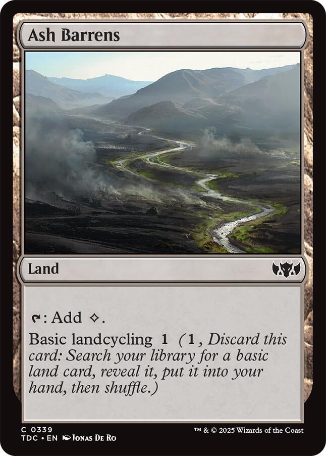 Ash Barrens [Tarkir: Dragonstorm Commander]
