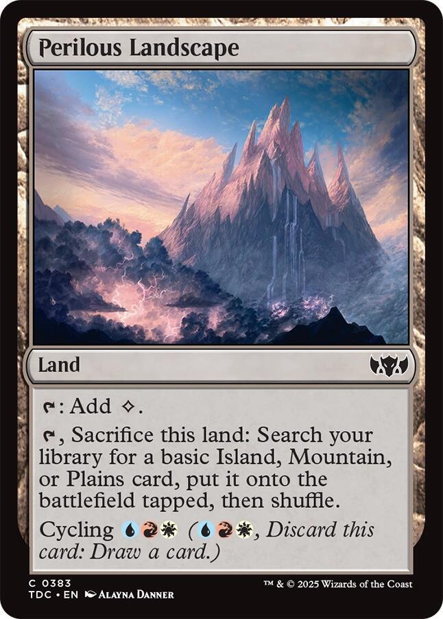Perilous Landscape [Tarkir: Dragonstorm Commander]