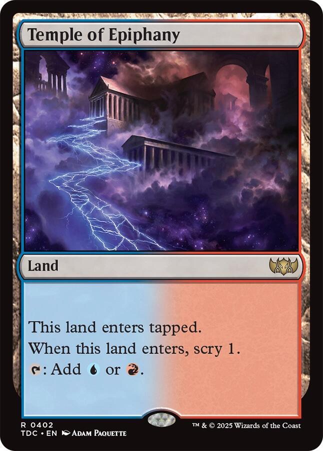 Temple of Epiphany [Tarkir: Dragonstorm Commander]