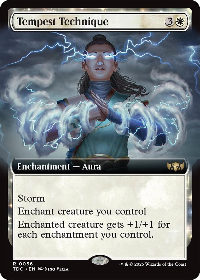 Tempest Technique (Extended Art) [Tarkir: Dragonstorm Commander]